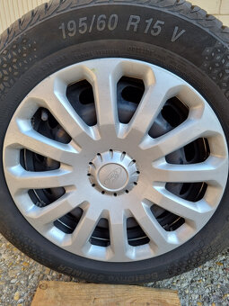 Plechove disky Ford Bmax 4x108 6Jx15 + letné pneu 195/60 R15 - 18