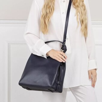 tmavomodrá a čierna kabelka ralph lauren nové - 18