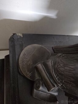 Krbove hodiny a svietniky bronz - 18