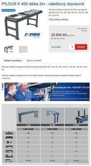 Pásová píla Pilous ARG 250 CF-NC automat + príslušenstvo - 18
