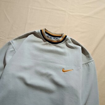 Vintage 90s NIKE Service béžová mikina bez kapucne XL - 18