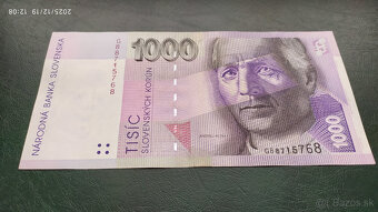 Bankovky 1000 Sk, 4 rôzne ročníky - 18