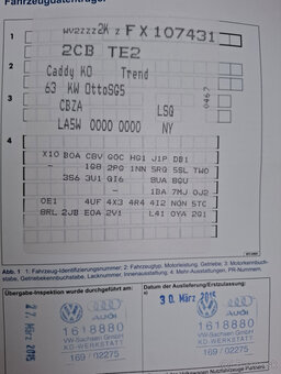 VW CADDY 1,2 TSi r.v. 2015 - 18