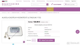 Ultrazvukový kozmetický prístroj Alveola F-702 - 18