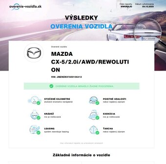 Mazda CX-5 2.0 Skyactive-G AWD -NEBÚRANÉ-TOP STAV - 18