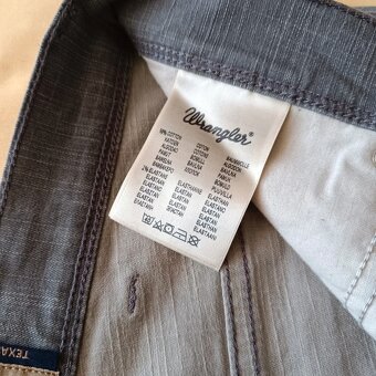 Wrangler sivé rovné džínsy široké rifle texas W34 L30 - 18