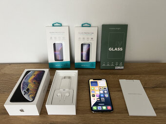 iPhone XS, 64GB, Silver, Baterka: 80%, Komplet Balenie - 18