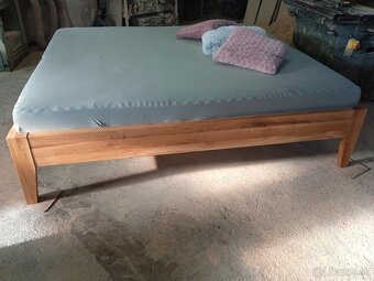 Dubová posteľ bez čela Vilma - 18