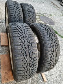 Zimné pneu 205/55 R16 + alu disky 5x112 6,5Jx16 H2 ET50 - 18