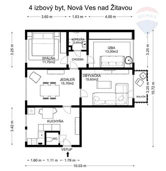 Predaj 4.izb. byt, Nová Ves nad Žitavou - 18