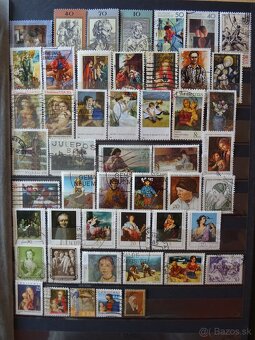 Pekná zbierka známok UMENIE 2 - 18