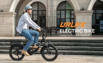 Mestský fat ebike Urlife 20x3.0“,500W,13Ah 624Wh,35km/h,80km - 18