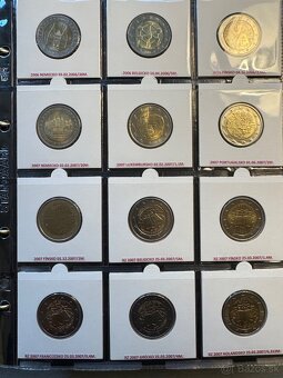 Zbierka 200 ks pamatných 2EUR mincí 2004-2015 komplet. - 18