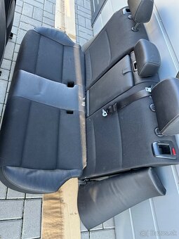 Sedačky bmw f25 x3 kompletne polokožené sedadla - 18