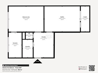 Západ - Trieda SNP - krásny 2 izb, byt 55 m2 + LOGGIA. Komp. - 18