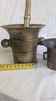 Predám 2 mosadzné mažiare - 18