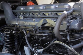 SCANIA R380 / 4X4 TROJSTRANNÝ SKLÁPAČ + HYDRAULICKÁ RUKA - 18