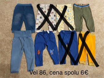 Velky balik oblecenia vel. 86 letne aj jesenne veci - 18