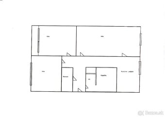 Veľkom. 3 izb. byt 80 m2, komora, lodžia.,Sever, Prievidza - 18