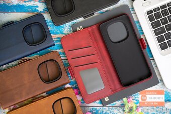 Zatváracie puzdro s bočným pásikom pre Xiaomi, Redmi a Poco - 18