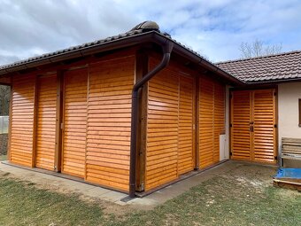 Prístrešky Pergoly Altanky Terasy Drevené Žaluzie - 18