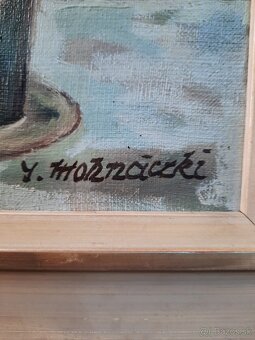 Obrazy olejomaľby na plátne staré obrazy - 18