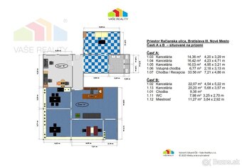 Na prenájom krásne kancelárie, 14 – 156 m², Račianska ul., i - 18