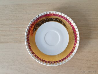 Porcelánové šálky s tanierikmi - súprava - 18