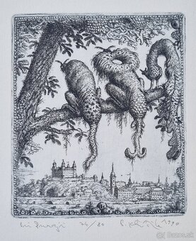 Peter Kľúčik - grafiky z mojej zbierky. - 18