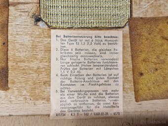 INGELEN TR 1005 》 Starožitné kabelkové prenosné radio - 18