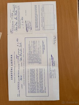 Klavír Scholze SCHOLZE - model 110, r. 1971, s dokladmi - 18