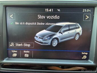 VW Golf 7 Combi Highline 1.4TSI  110kW 150PS  M/6 model 2017 - 18