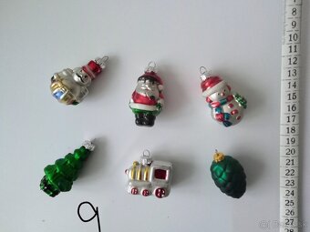 Staré, vánoční ozdoby -baňky a různé - vianočné ozdoby - 18
