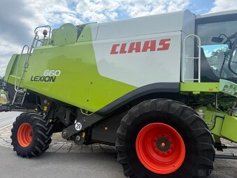 Sklízecí mlátička Claas Lexion 660, žací lišta V750, rok výr - 18