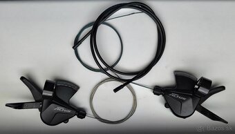 Predám komplet Shimano stred,kazeta,prehadzovačka,brzdy - 18