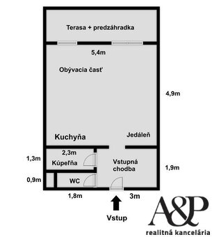 1 IZB. BYT V NOVOSTAVBE S PREDZÁHRADKOU A PARKOVNÝM MIESTOM, - 18