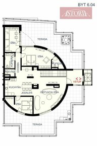 moderný 4-izb. byt (140m2+110m2 terasa) -Martin- CROSS - pre - 18