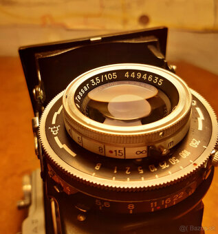 měchový fotoaparát Ercona II, Carl Zeiss Tessar, TOP stav - 18
