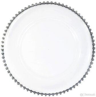 Sklenené klubové taniere – rôzne veľkosti a vzory - 18