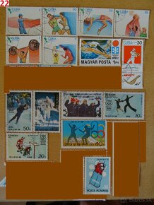 Nádherné poštové známky ŠPORT 1 - 18