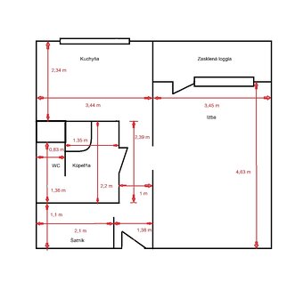 Investičný 1 izbový byt v centre Košíc, Jantárová, - 18