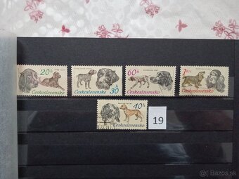 Poštové známky č.433 - ČESKOSLOVENSKO - 20 sérií - 18
