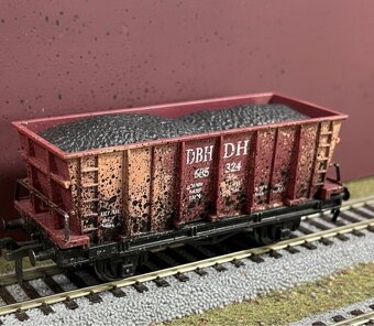 železnica H0 - už rarita - vagóny Fleischman, staré, kovové - 18