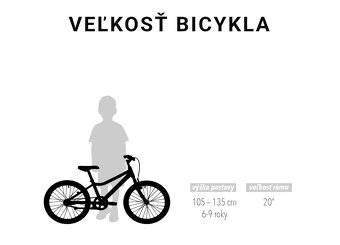 Detský bicykel KENZEL 20", 6-9 rokov - 18