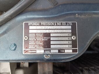 Predám Hyundai Galloper 2,5tdi Intercooler 4x4 - 18