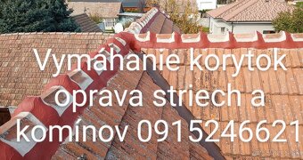 Vymazávanie korýtok oprava komínov 0915246621 - 18