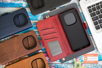 Zatváracie puzdro s bočným pásikom pre Xiaomi, Redmi a Poco - 18