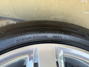 Chrómové Alu disky Volkswagen penu 275/45R20 Dunlop - 18