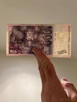 Slovenské bankovky 1000 SK so znakom - 18