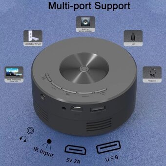 Digitálny projektor 4K Android 11 Wi-Fi bluetooth 200 ANSI s - 18